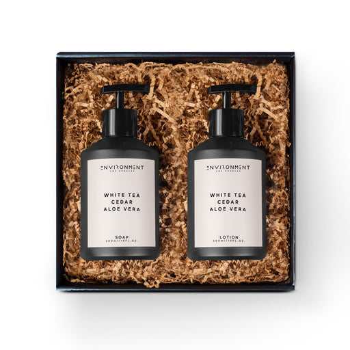 White Tea | Cedar | Aloe Vera 300ml Hand Soap and 300ml Lotion Gift Pack (Inspired by Westin Hotel®)