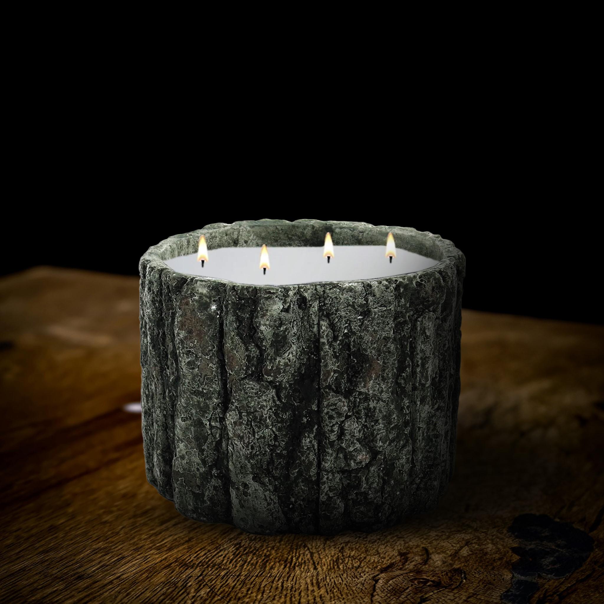 28oz Round Wood Candle