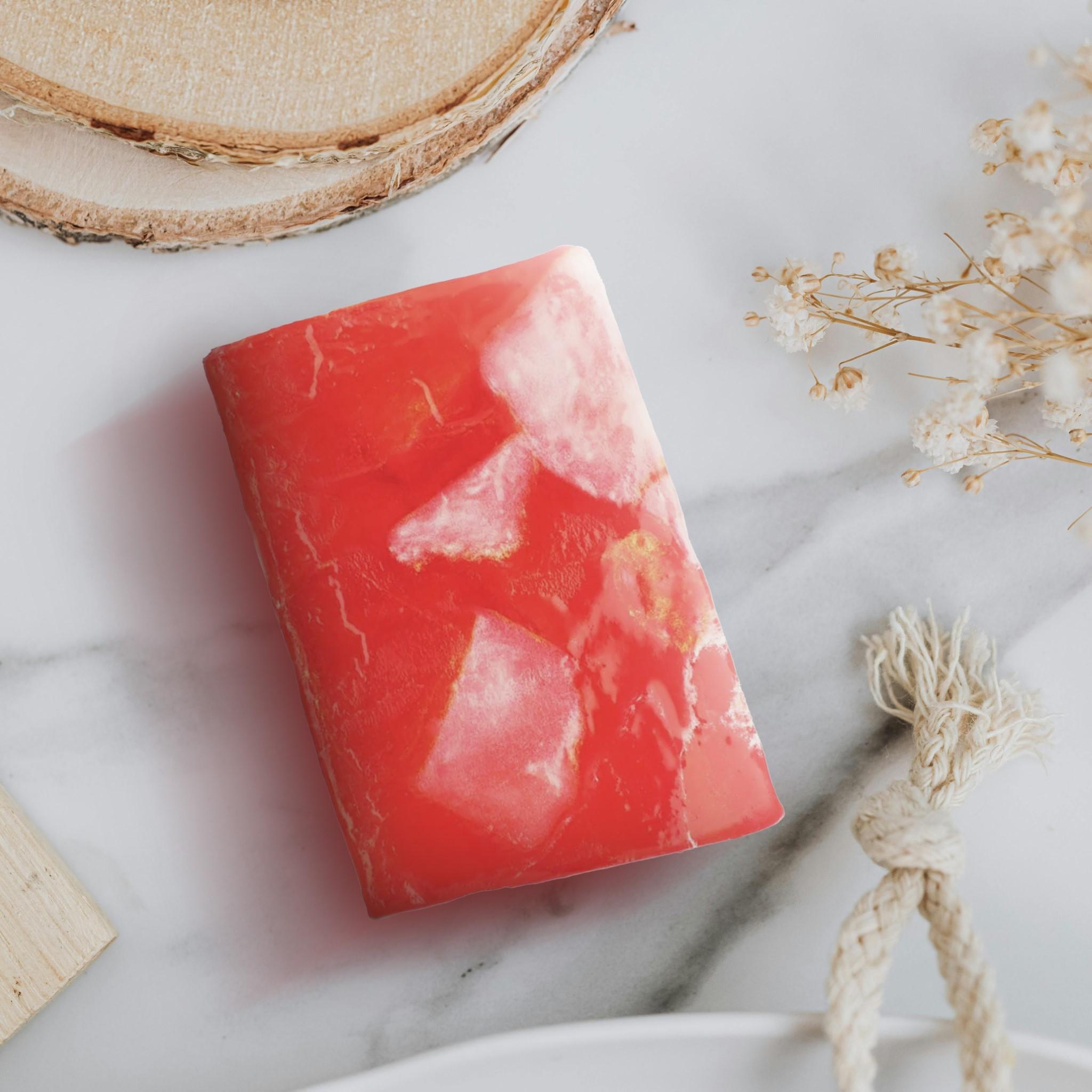 Rose Quartz Crystal Soap