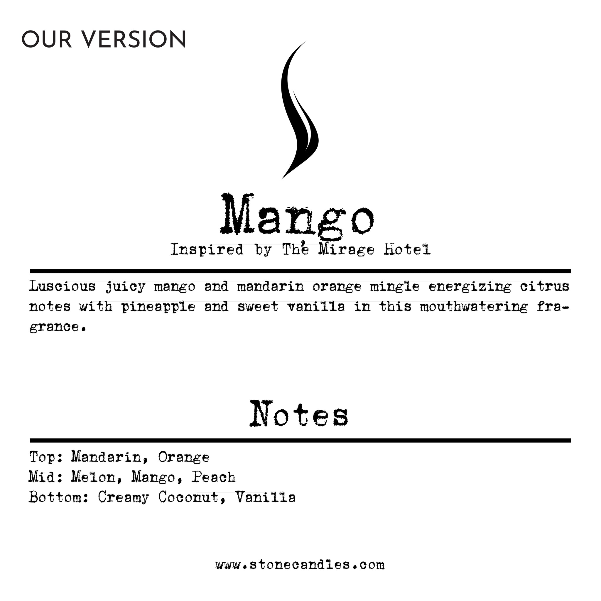 Mango (Our Version) Sample Scent Strip