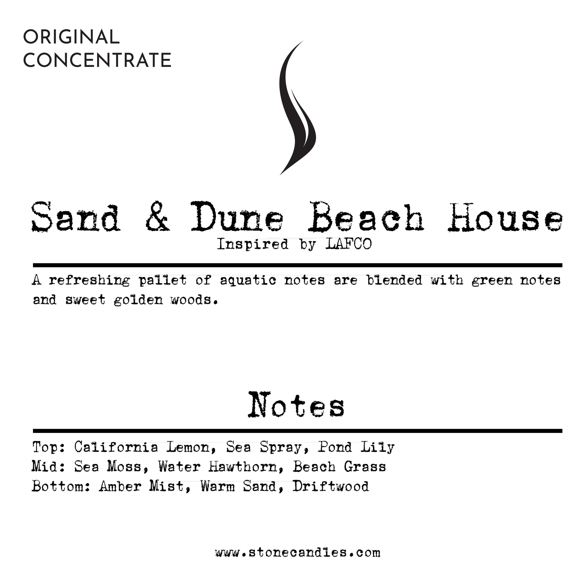 Sand & Dune Beach House (Our version) Sample Scent Strip