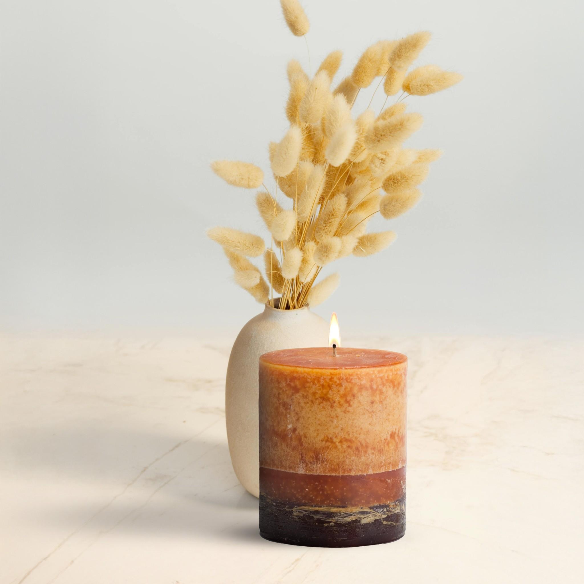 Mango Pillar Candles