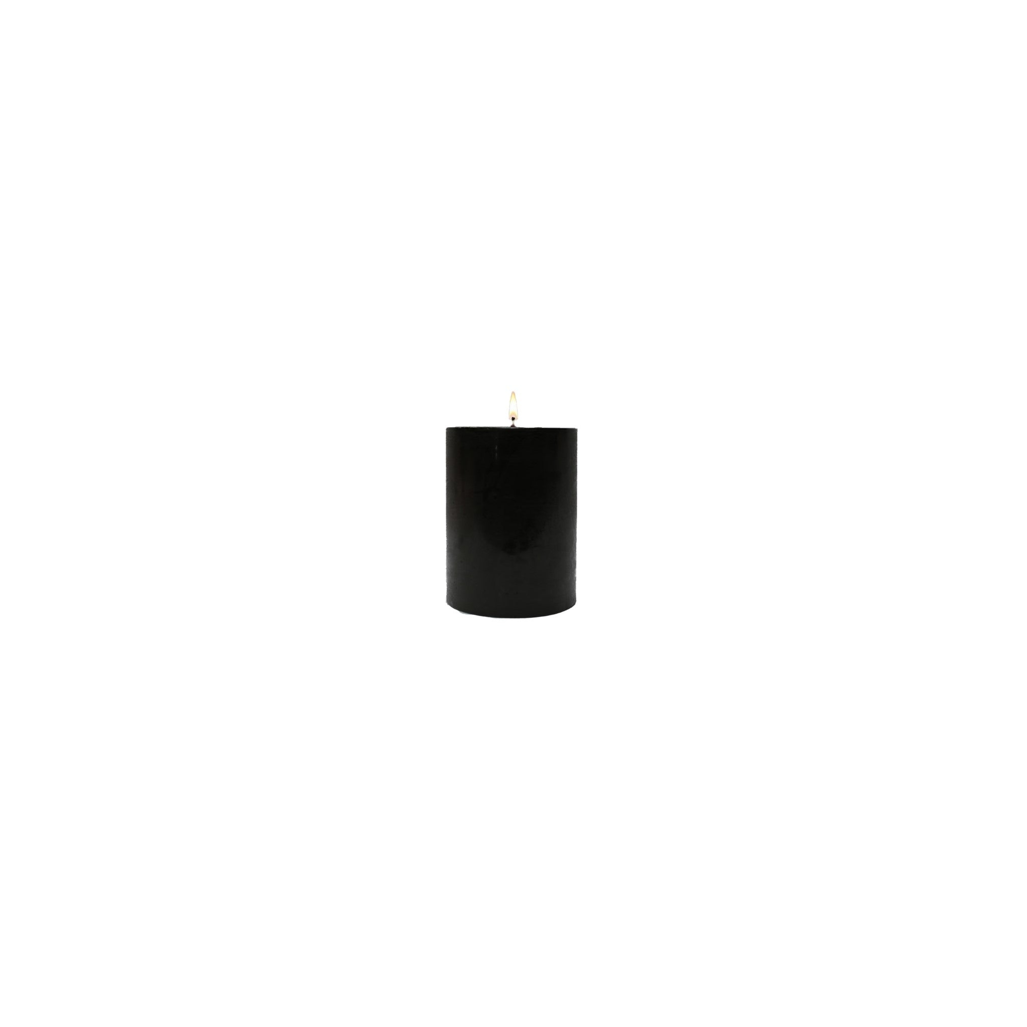 Black Pillar Candles