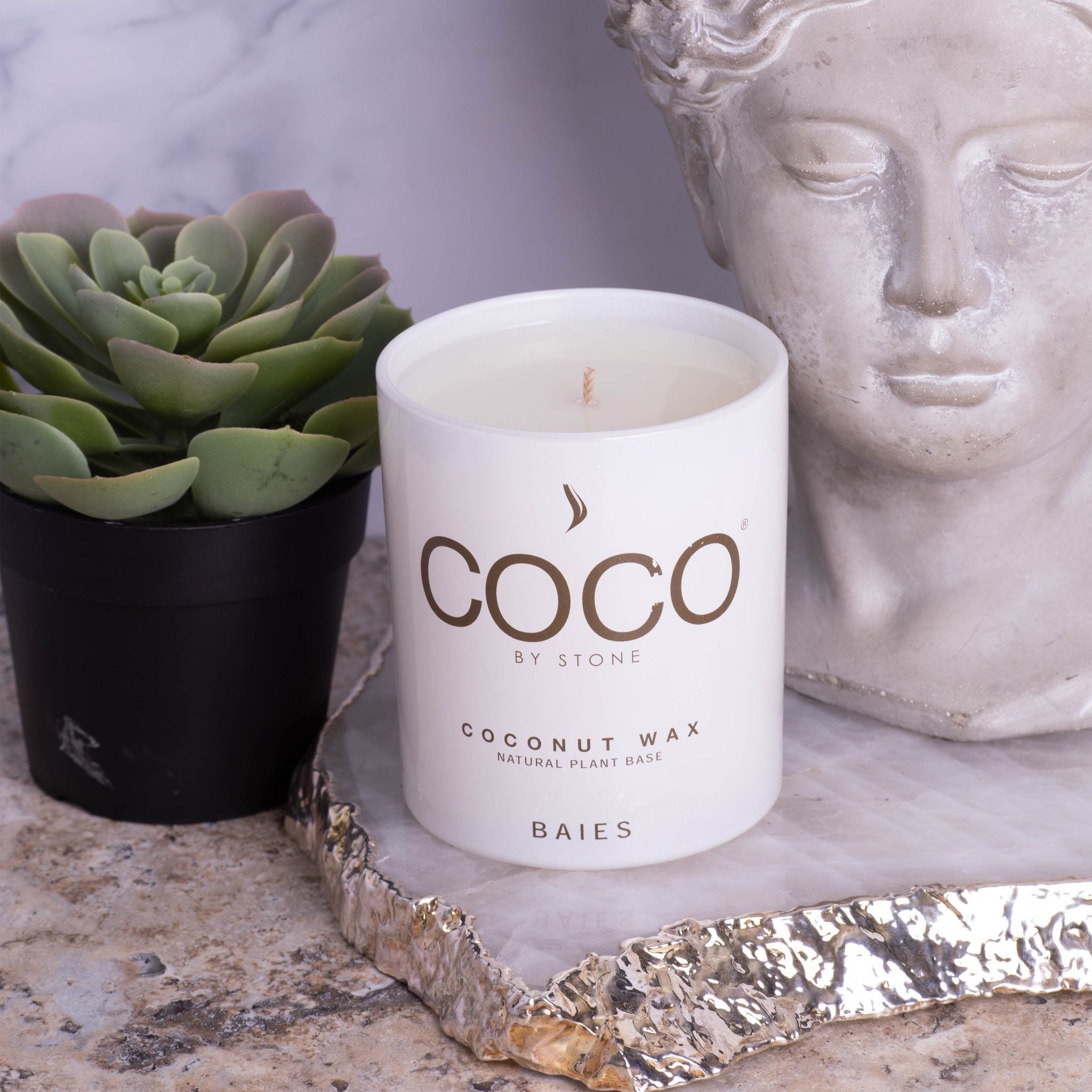 Baies Coconut Wax Candle — Stone Candles