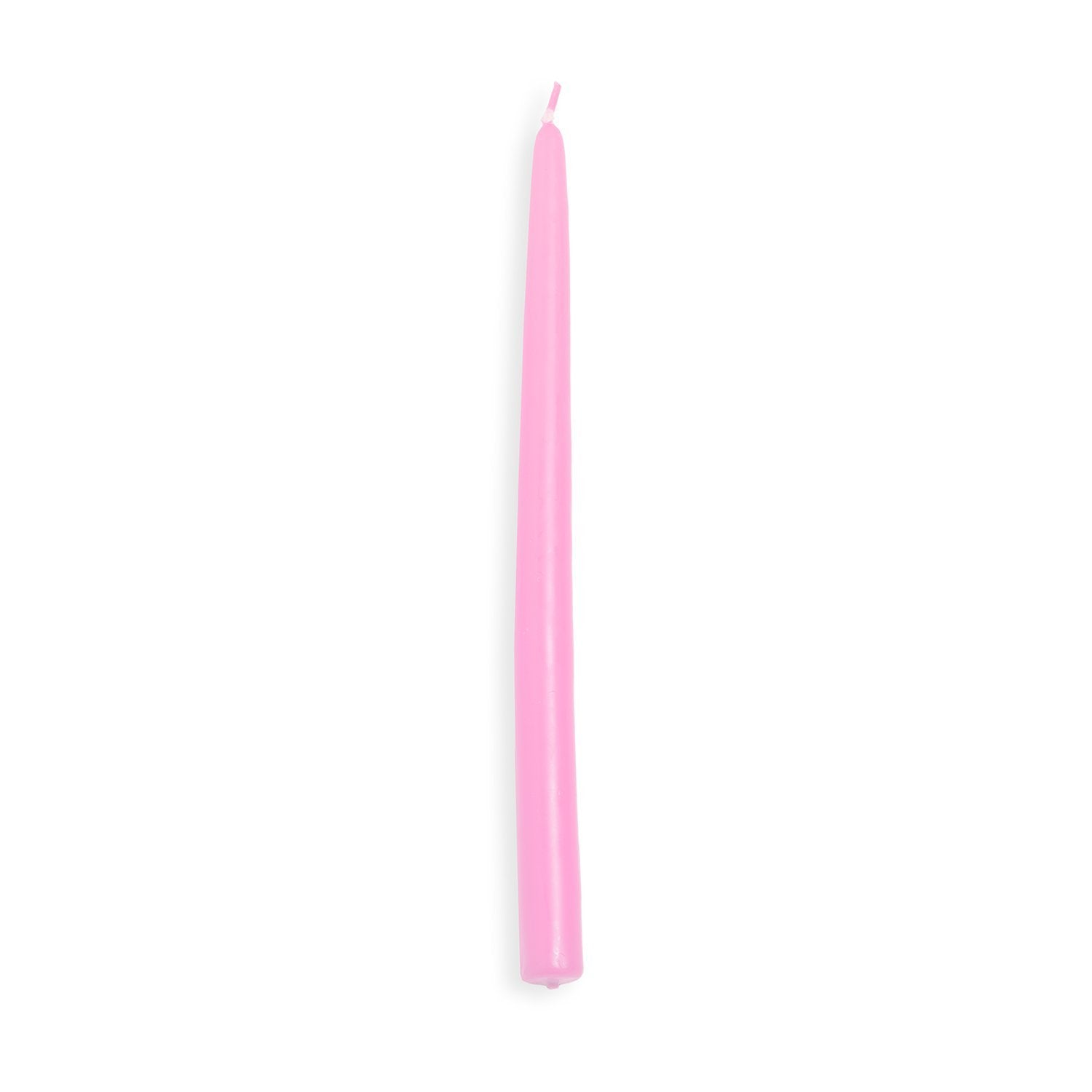 Stone Candles Taper Single Pink 12"